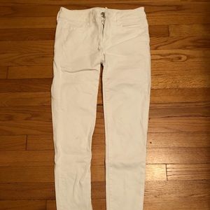 White jeans from AE